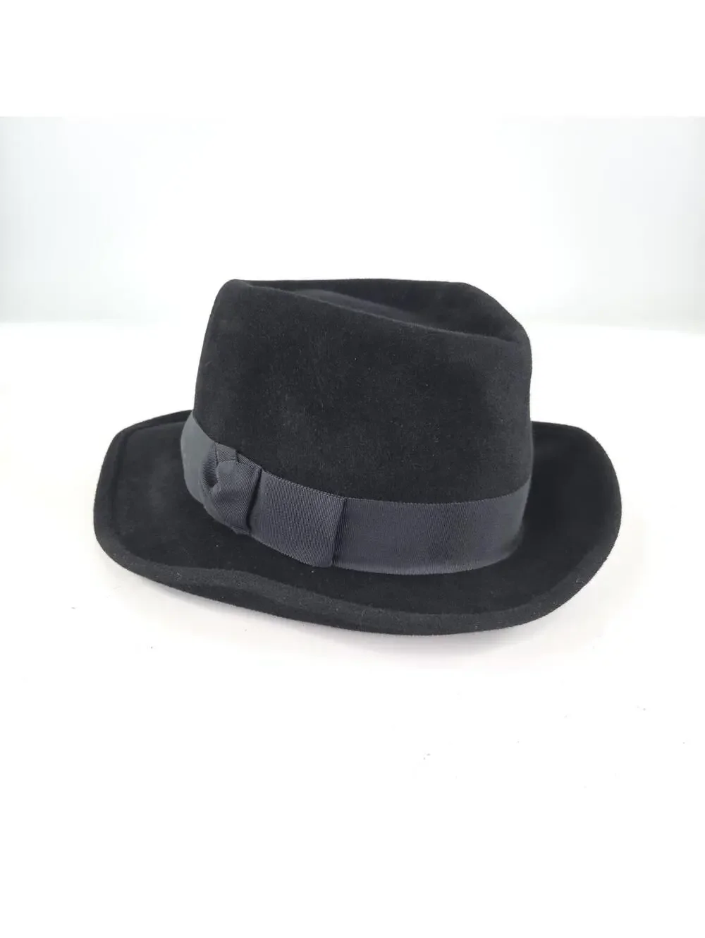 Eric Javits Black Velvet Velour Bucket Hat One Size Packable Fedora Hats - Picture 6 of 9